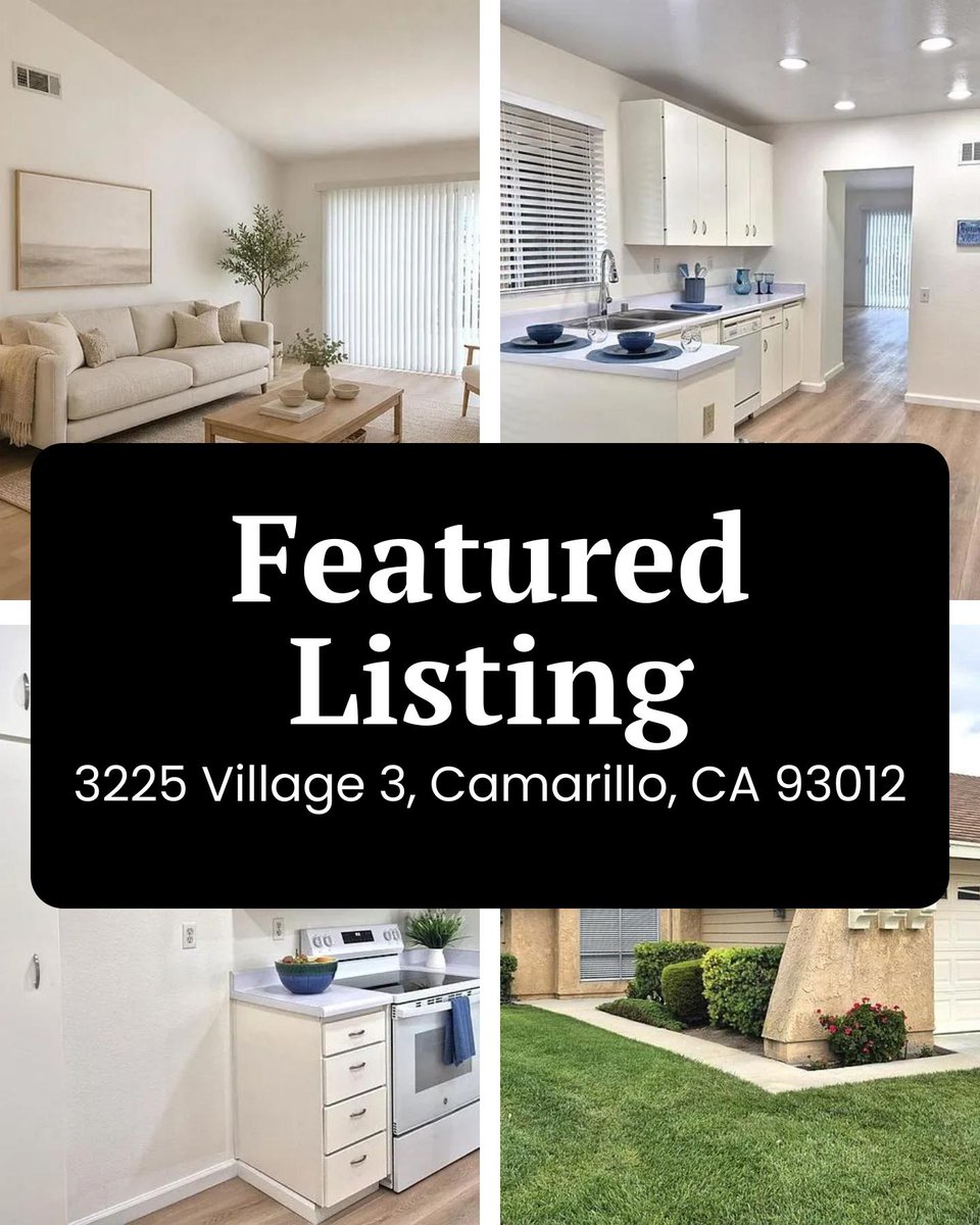 LeisureVillgCam's tweet image. This 2-bed, 2-bath Coronado model is what you need! 
Rare 2-car garage, new vinyl plank flooring &amp;amp; fresh paint
Move-in ready. 🌼

Call US today to see! 🔑

3225 Village 3, Camarillo, CA 93012  
2 Beds | 2 Baths  
Price: $530,000

#Leisure Village #WeSellLeisureVillage