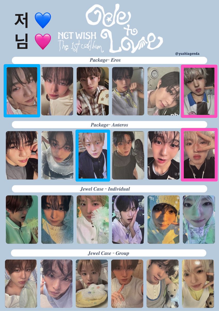 allwinslove's tweet photo. 엔시티 위시 ode to love 포카 교환 
디엠 주세요!

💙저   🩷구해요
티티  시온 -> 사쿠야
가오슝  료 -> 사쿠야
에로스 패키지  시온 -> 사쿠야
안테로스 패키지  유우시 -> 사쿠야

엔시티 오드투러브 오투럽 NCT WISH 초회한정 시온 리쿠 유우시 재희 료 사쿠야 교복 교환 정규 컴백 포토카드 pc https://t.co/JdKluwWkxd