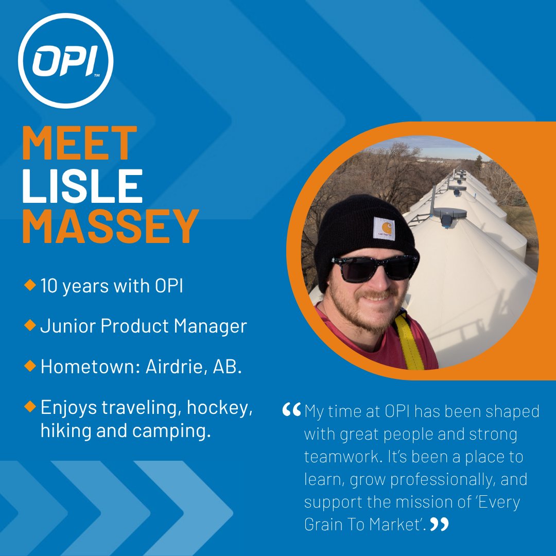 OPIAgSolutions's tweet image. Congratulations to Lisle Massey for completing 10 years with OPI.

Thanks for being an important part of our OPI Team!

#EmployeeProfile #EmployeeRecognition #OPIsystems #Teamwork #Agtech