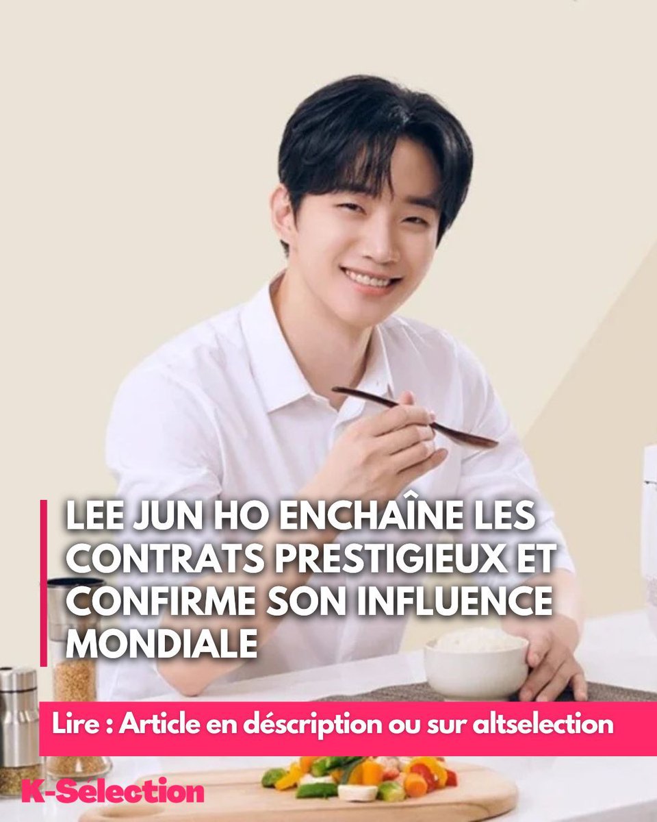 #LeeJunHo enchaîne les contrats prestigieux et confirme son influence mondiale altselection.ouest-france.fr/lee-jun-ho-enc…