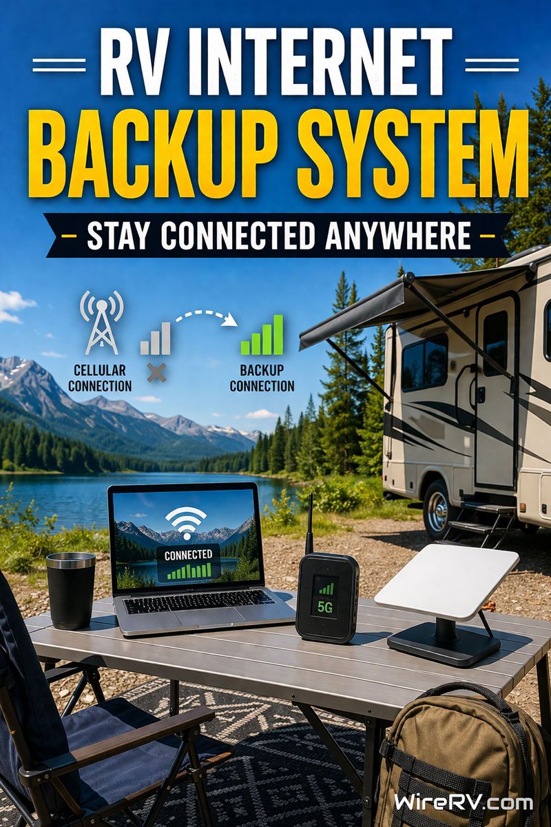 WireRV's tweet image. RV internet can fail when you need it most

A simple backup system keeps you connected anywhere so your work and travel stay on track

wirerv.com/rv-internet-ba…

#RVLife #RVInternet #RVTips #DigitalNomad #RVTravel