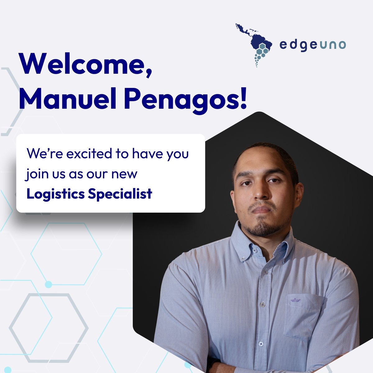 EdgeUno's tweet image. 📦 When everything runs smoothly, logistics made it happen.
Welcome Manuel Penagos, our new Logistics Specialist, keeping EdgeUno moving with speed and precision. 🚀

Join us 👉 zurl.co/0xsxK

#EdgeUno #AS7195 #Connectivity #Edge #Cloud