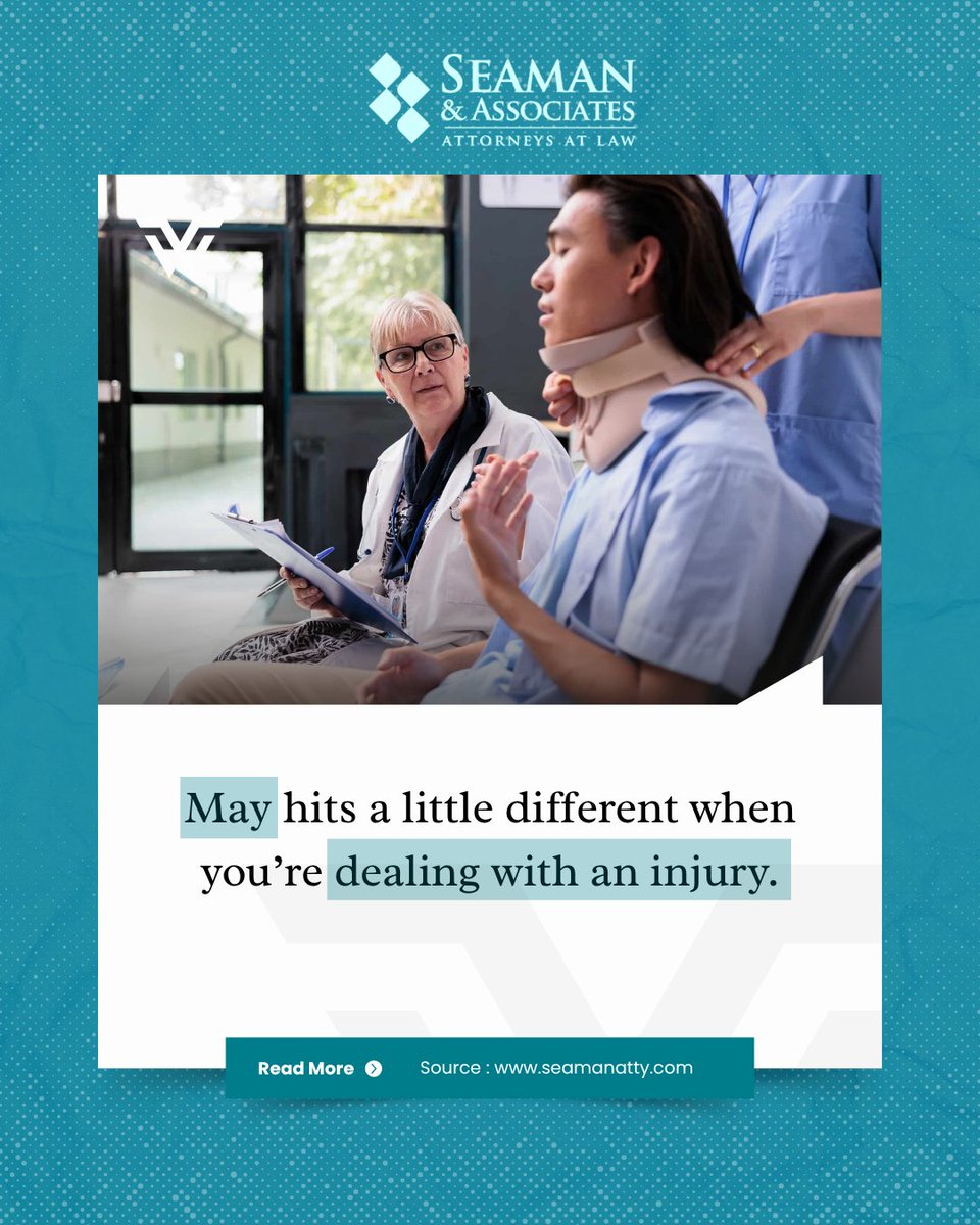 SeamanAttorneys's tweet image. For most people, it’s a fresh start. Warmer weather. More time outside. If something’s been weighing on you, this is your sign to take that next step. Seaman &amp;amp; Associates is here to help you get back on track. #PersonalInjury #WorkersComp #MedicalMalpractice #InjuryLaw