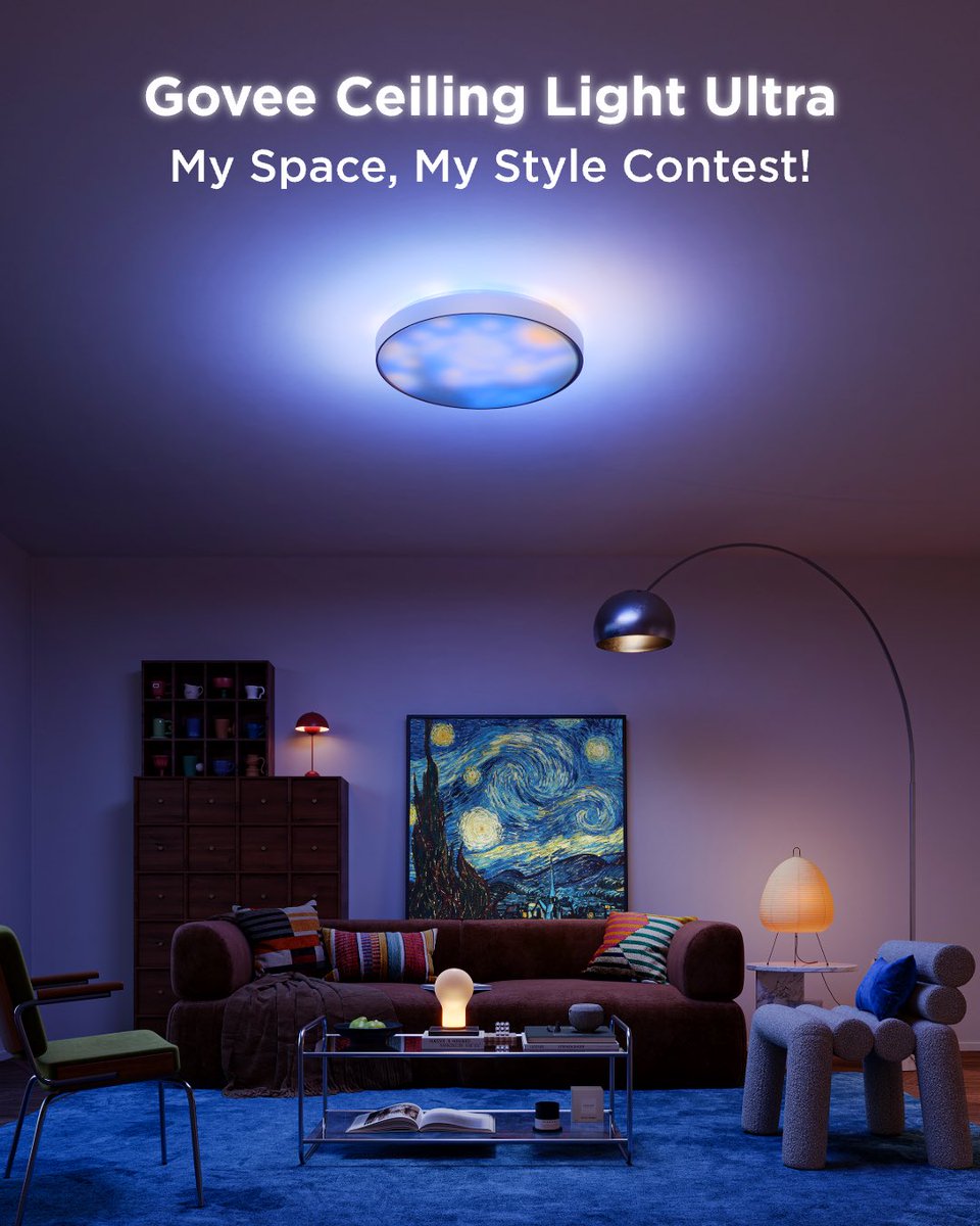 GoveeOfficial's tweet image. #Contest 🎨 3 will WIN our new flagship Ceiling Light Ultra! Tell us what scene you’d put on your Ultra for a chance to win!

💬 Step 1: A beach scene? Maybe a sunset or something from outer space? Comment below the type of scene you’d make on Ultra, plus tag a friend +