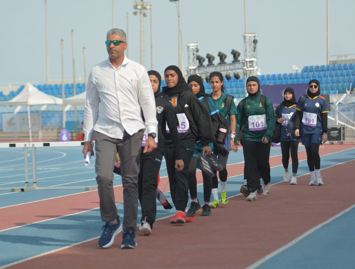 saudiathletics's tweet image. انطلقت منافسات بطولة المملكة لألعاب القوى
لدرجة الناشئات والسيدات 🏃‍♀️🔥

حماس البداية… والميدان يشهد منافسة قوية بين بطلات المستقبل 🇸🇦

📺 تابعوا البث المباشر:
youtube.com/live/FQ1227asR…

#ألعاب_القوى
#SaudiAthletics
#TrackAndField