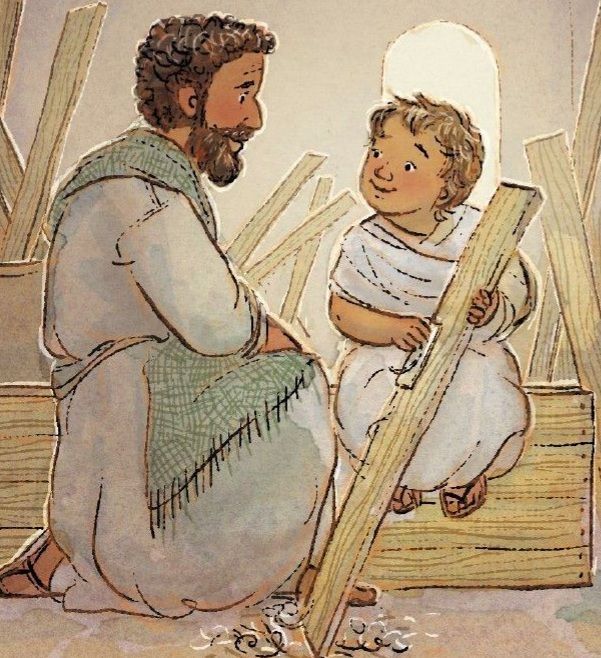 "¿No es este el hijo del carpintero?".
Mateo 13 

1/5: San José, obrero