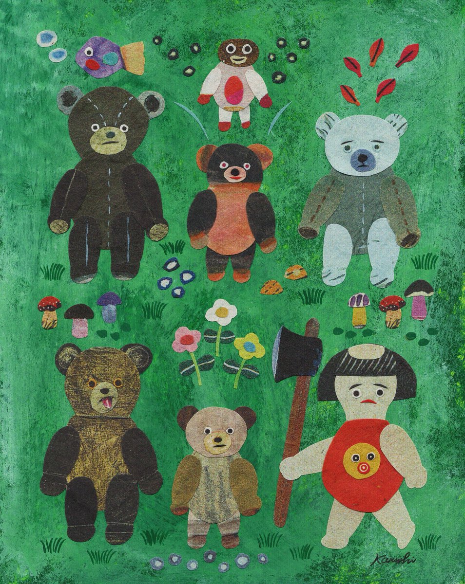 karushimasuda's tweet image. 5月のカレンダー
⁡
#dailyart  #collageart  #illustration #カレンダー #5月