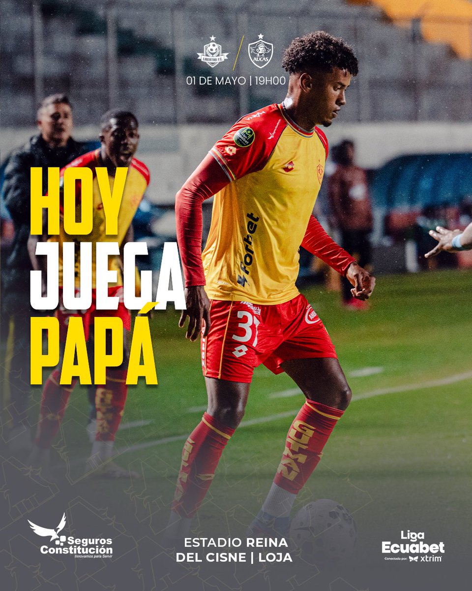 Aucas45's tweet image. 🟡🔴 Hoy juega Papá.

#Creer 
#Aucas2026
