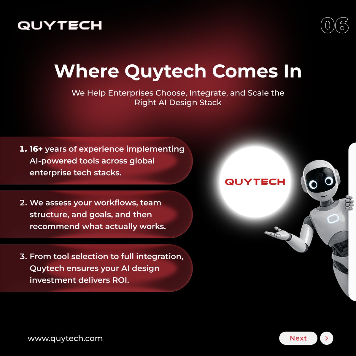 Quytech's tweet photo. Post 2 - AI fixed design bottlenecks. Now the issue? Too many tools.

Figma AI, Claude, Genspark, Stitch—choose what fits your workflow.

Get expert help: https://t.co/on9MLk3Axo

#AIDesign #FigmaAI #ClaudeDesign #Genspark #GoogleStitch #EnterpriseAI #UXDesign #AITools https://t.co/upcGE8kf1S