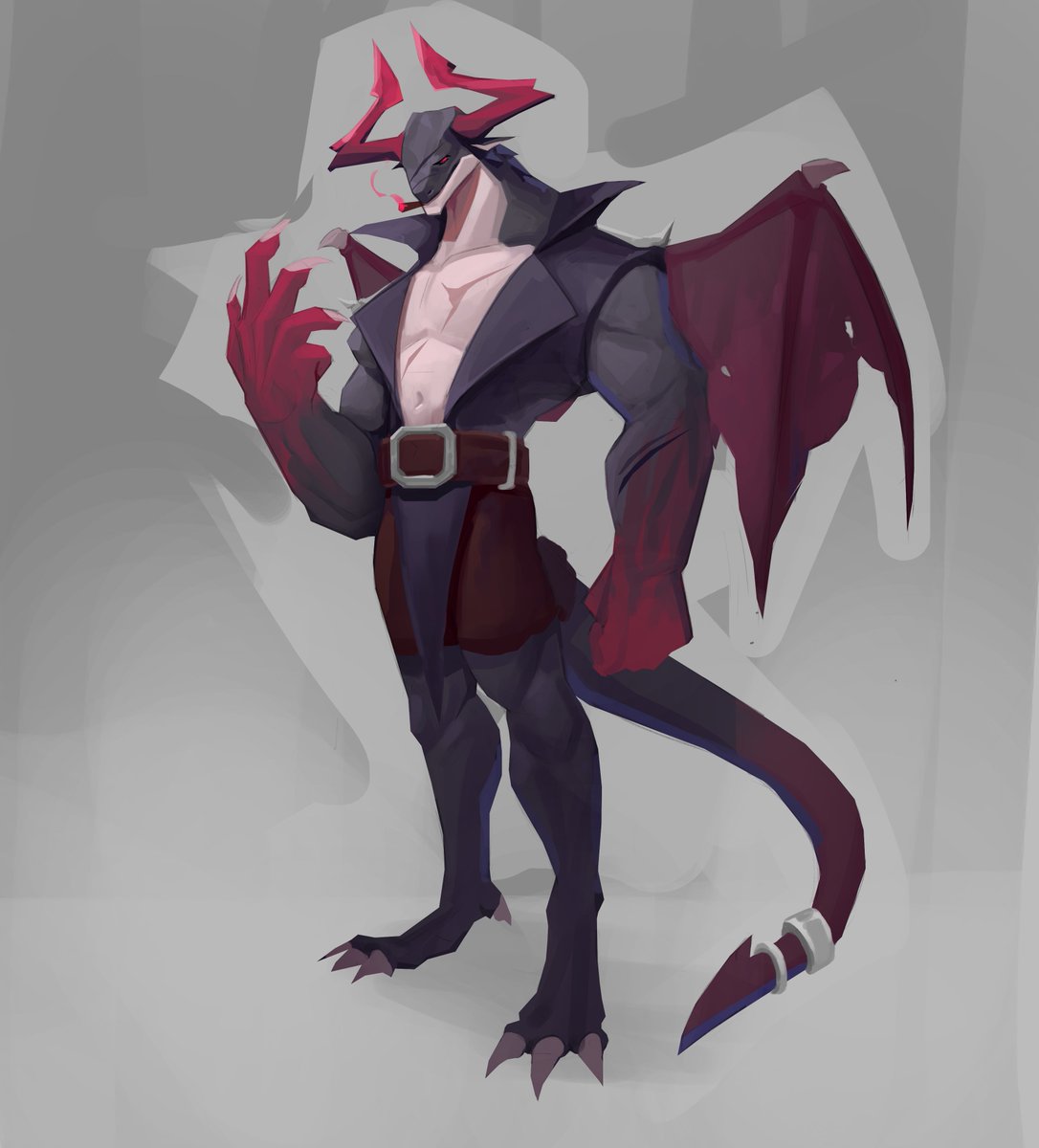 Nimphuny's tweet image. Hello new people, i hope you enjoy some character design too! #conceptart #oc #digitalart