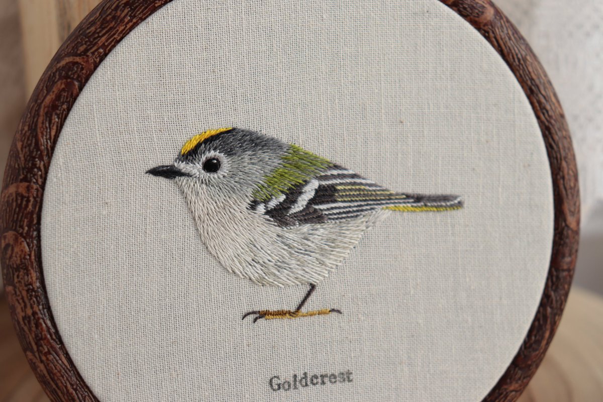 羽と糸＊鳥の刺繍作家＊ tweet media