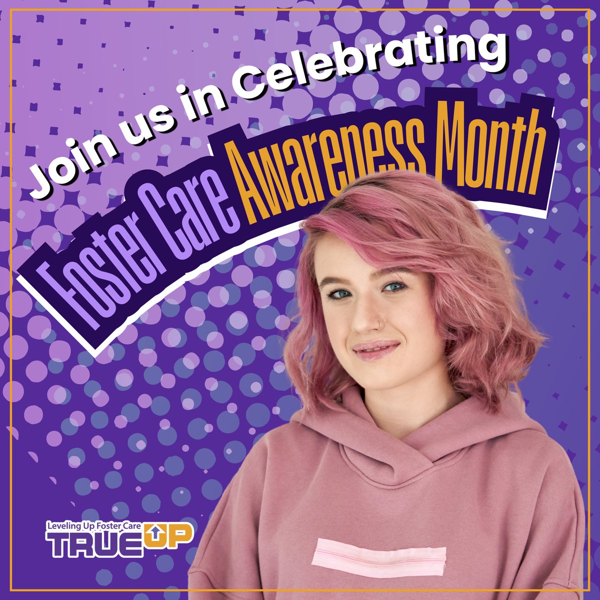 TrueUpKY's tweet photo. May is Foster Care Awareness Month 💜

This month, True Up is uplifting the voices of young people with lived experience and sharing what real support looks like. 

Follow along. Learn. Take action. https://t.co/7aMc0IiCS5