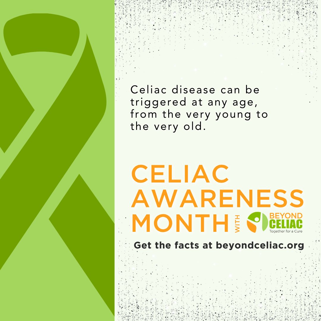 BeyondCeliac's tweet image. May is celiac awareness month! It’s time to raise awareness, improve access to safe (and tasty!) gluten-free food, + build community. Start by sharing these graphics. See more ways to get involved hubs.ly/Q04f2yRk0

#celiac #celiacdisease #glutenfree #celiacawarenessmonth