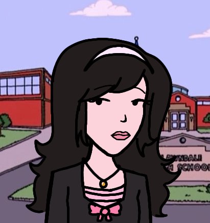 Bigdick_mpeg's tweet image. I drew me and ley as daria characters #bffs