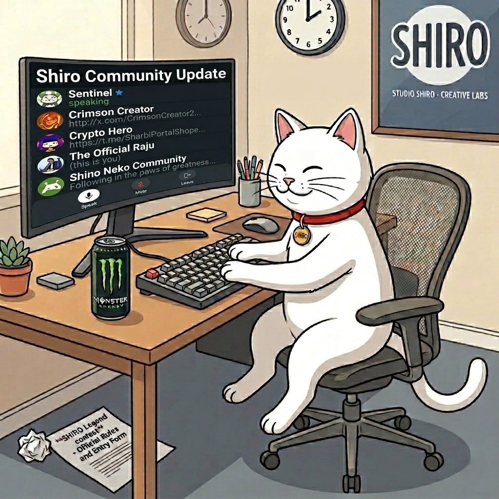 TheOfficialRaju's tweet image. The Telegram VC conversation on the 29th April was legendary. 🔥

The team dropped massive updates, revealing that many surprises are coming soon. 

Friends, don’t worry about the noise; simply keep loading $SHIRO and prepare for greatness! 

#SHIRO #community