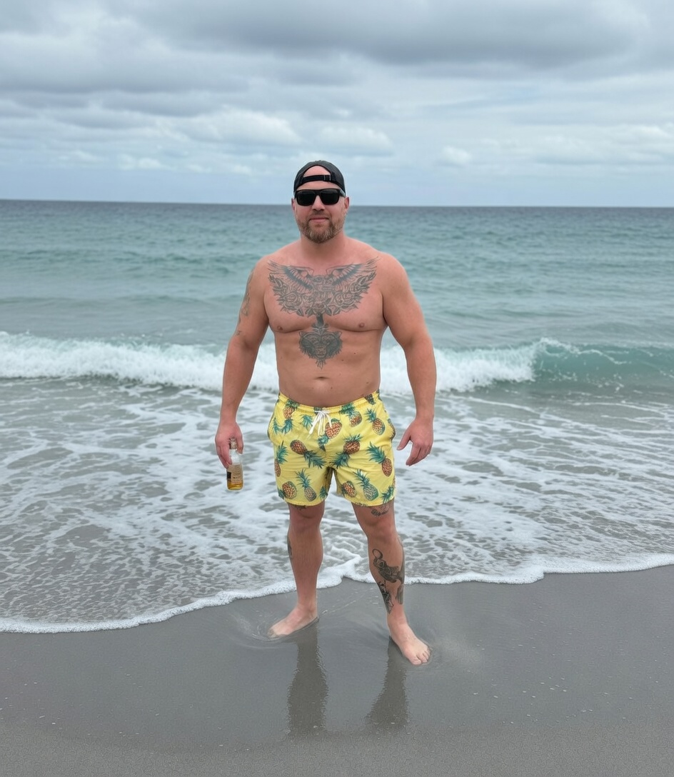 Brian_Cole's tweet photo. 13 Days an 1 hour until I'm back to darkening those freckles in Punta Cana. Throwback to Saint Merteen this time last year. 

#InkedLife #Inkedmen #TattooedMen #TradTattoo #AmericanTraditional #BeachTattoo #TattooAddict
#MenWithTattoos #ShirtlessMen https://t.co/bxBdl589Fd