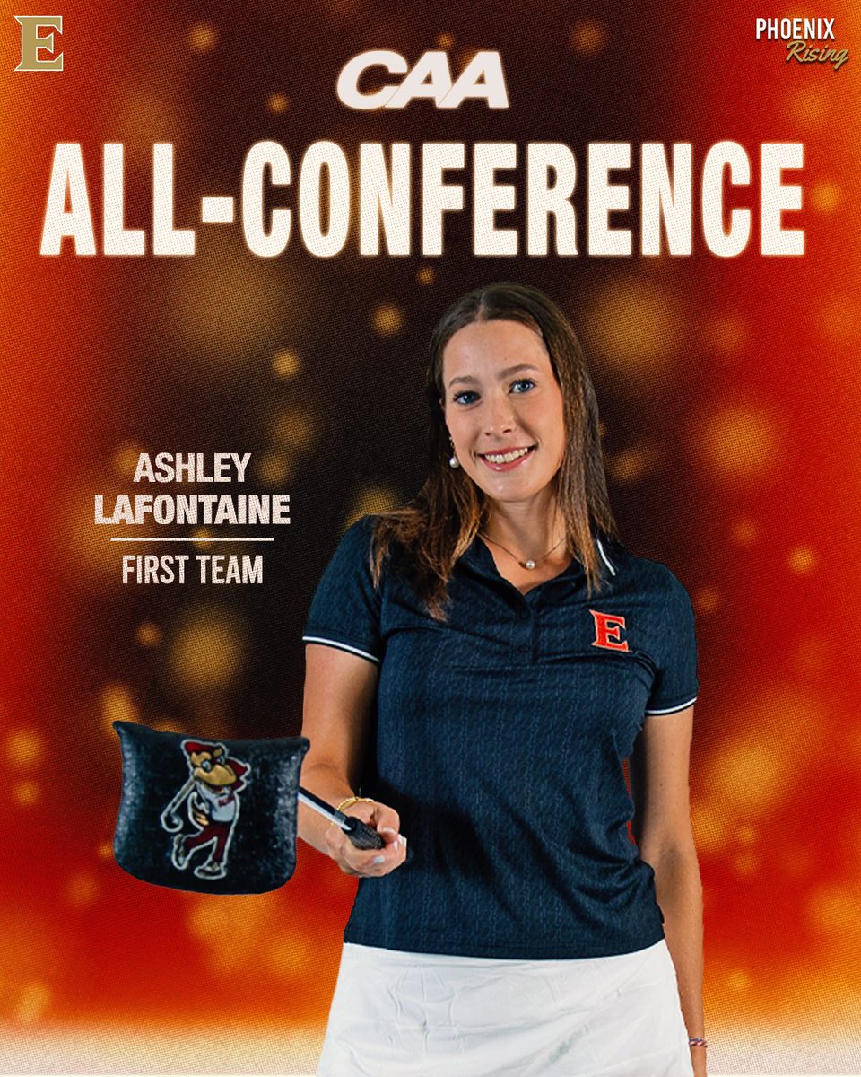 ElonGolf's tweet photo. ⭐️ 𝗔𝗹𝗹-𝗖𝗔𝗔 𝗙𝗶𝗿𝘀𝘁 𝗧𝗲𝗮𝗺 ⭐️

Ashley Lafontaine capped her collegiate career with her first all-conference nod!

📰 » https://t.co/zvYwm536ZY

#PhoenixRising https://t.co/4NWyreYVL2