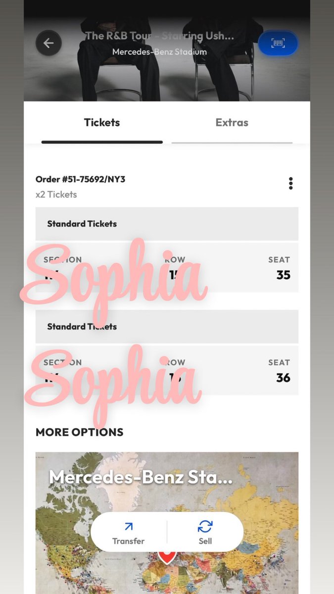 sophiaphrz's tweet image. I’ve got two lower level tickets to Usher and Chris brown concert in Atlanta Georgia on November 7 (Saturday) Mercedes Benz stadium

It’s available for face value and transferable instantly. HMU if you’re interested in getting them

#UsherRaymond #Chrisbrown the r&amp;amp;b tour ATL 11/7