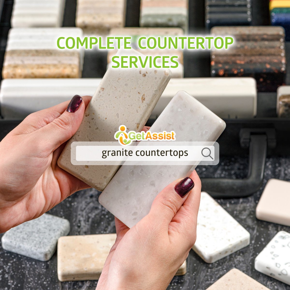 GetAssistApp's tweet image. When it's time to replace your worn and lackluster #kitchen and #bathroom #countertops, just MAKE A FREE REQUEST on GetAssist for EVERYTHING from countertop #suppliers to #installation! Local services reply within minutes with quotes and availability.

app.getassist.com/v2/business-di…