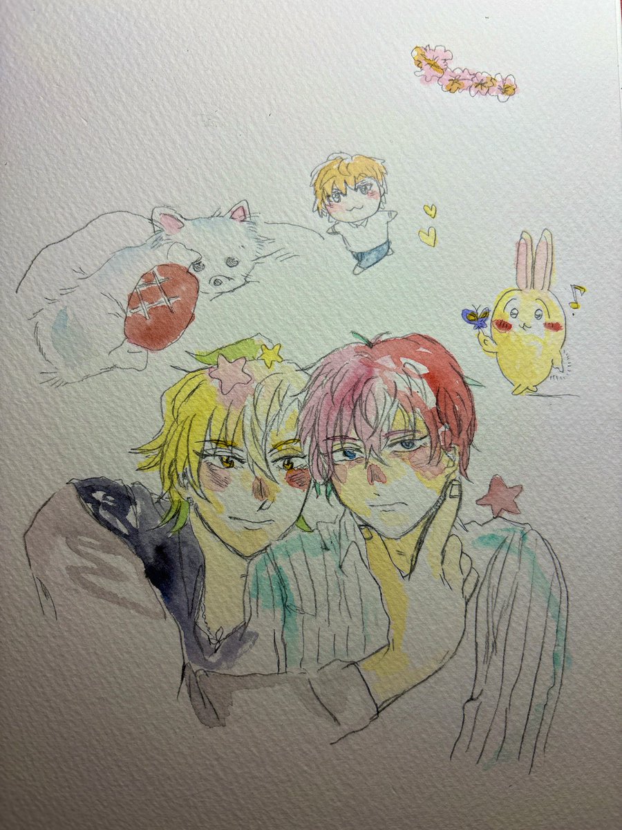 最近の好きなもの落書き〜　※おさなな含