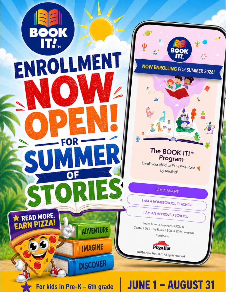 The BOOK IT! Program tweet media