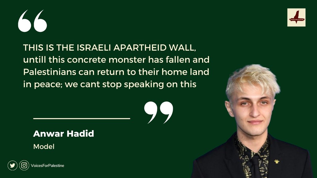 Voices4Pal's tweet photo. Anwar Hadid is a Palestinian-American model who has worked with some of the biggest fashion houses in the world including Valentino and Hugo Boss.

He and his family have been outspoken supporters of Palestine, frequently using their platforms to voice support for the cause. https://t.co/xB0liu4Al3