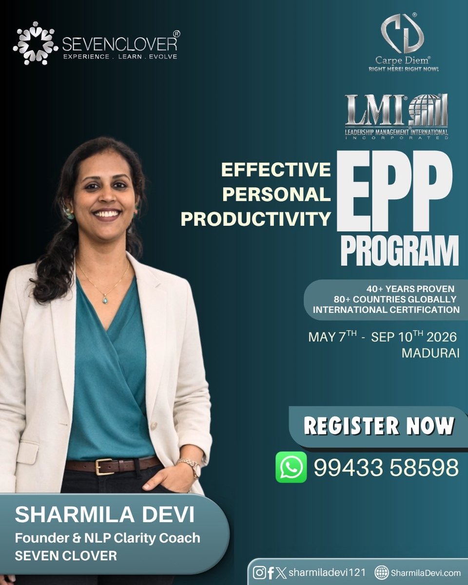 sharmila_devi's tweet photo. https://t.co/QlyW4HqJVX

#sharmiladevi #nlpclaritycoach #Sevenclover #EEP #LMI https://t.co/JZWSrIxr8M