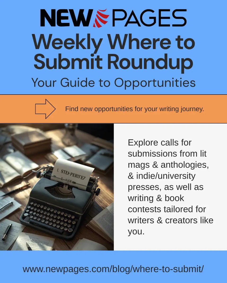 newpages's tweet image. Happy May! April opportunities have closed, but there are still plenty to keep you active. Dive in to our Where to Submit Roundup and don't miss out on those early May deadlines!

#writers #amwriting #submissionopps newpages.com/blog/where-to-…