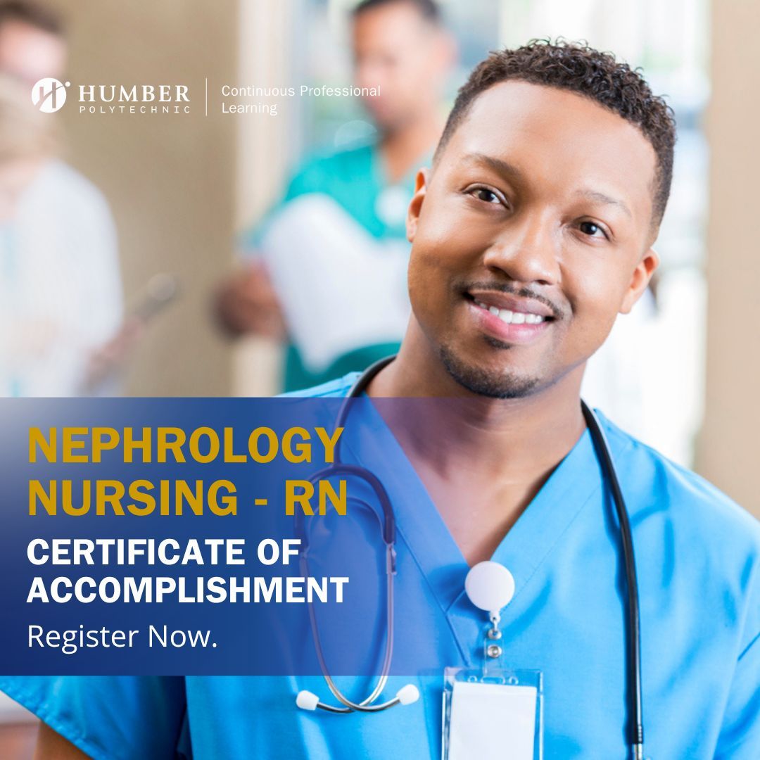 HumberCPL's tweet photo. Fact: The kidneys filter a body's entire blood supply roughly every 30 minutes and help maintain bone health. Join the professional learners specializing in Nephrology. Certificate programs start this month!

Apply today: https://t.co/PlOa6HuzLh | https://t.co/jiaHYe4H74 https://t.co/srIwmslDIZ