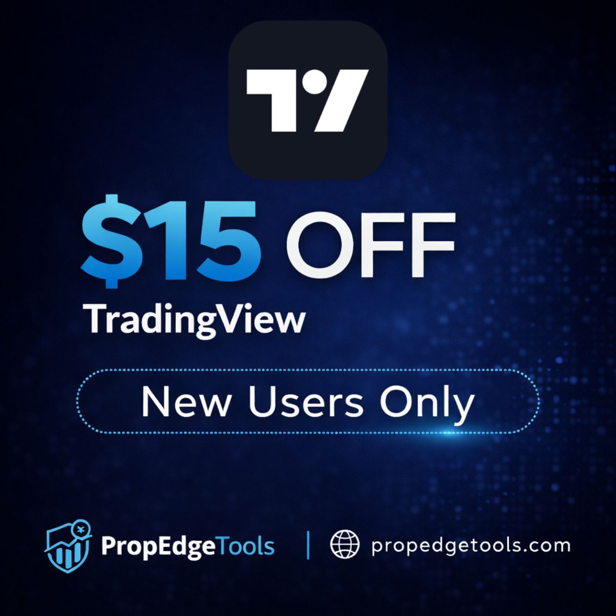 propedgetools's tweet image. $15 Off TradingView for New Users 🚀

Start charting smarter with $15 off TradingView 🔥 Exclusive for new users looking to upgrade their trading setup with one of the most popular platforms in the market.

Website: propedgetools.com

#tradingview #tradingtools #discount
