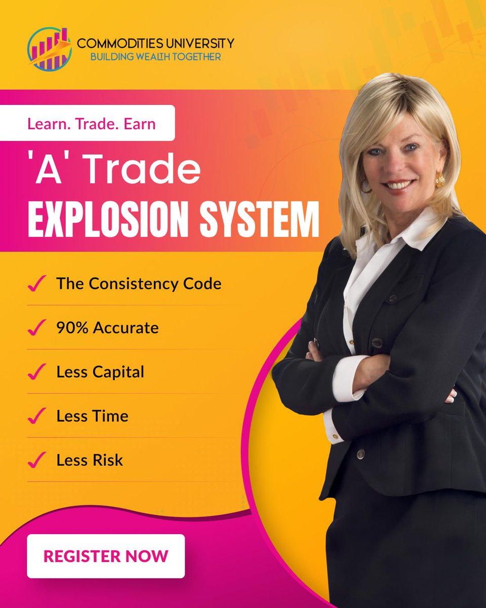 CommoditiesUniv's tweet photo. Most traders don’t fail.
They just don’t have a system.

At Commodities University, Candace teaches trading step by step, simple, structured, and easy to follow.
Ready to start? Join:https://t.co/C2lNDtXUYN https://t.co/xqoABwfipm