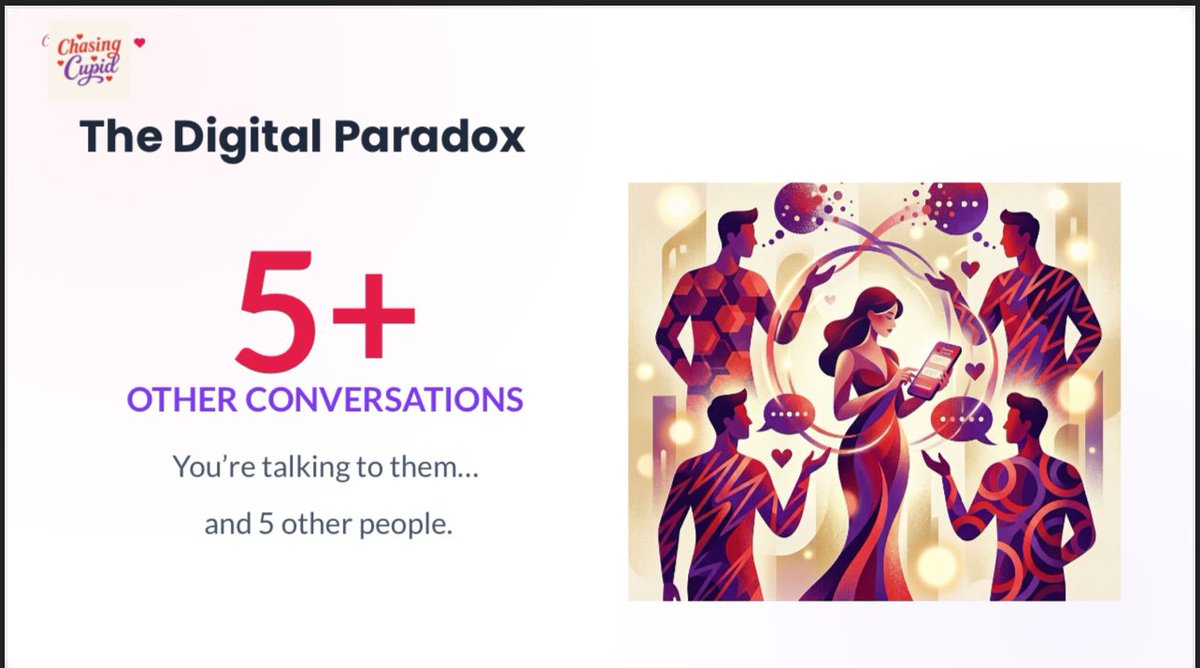 Chasingcupiid's tweet image. Modern dating is a standoff!

We’re "talking" to 5 people but feeling more alone than ever. Is "chilling" the new dating, or have we just forgotten how to try? 🚩

Who puts in the effort first, or is it 50/50? 👇

#DatingInThisGeneration #ModernDating #ChasingCupid