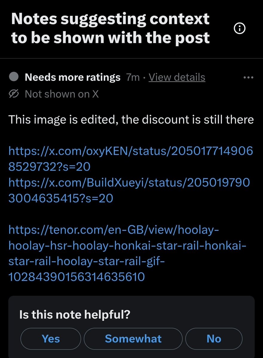 THEY DID NOT JUST FUCKING ADD THE GIF TO THE COMMUNITY NOTE.