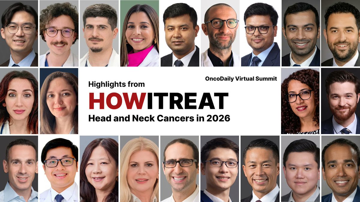 oncodaily's tweet photo. Highlights From How I Treat Head and Neck Cancers in 2026: OncoDaily Virtual Summit

@COlazagast @AriRosenbergMD @NagashreeSeeth1  @mdkarapetyan  @drdavidpalma @amil__dr @amanda_psyrri @drdaviddwlee @imrtlee @DrMLChua

https://t.co/MRDbR0QTCP

#OncoDaily #Oncology #Cancer #Health #Medicine #MedX #MedTwitter #HeadAndNeckCancer