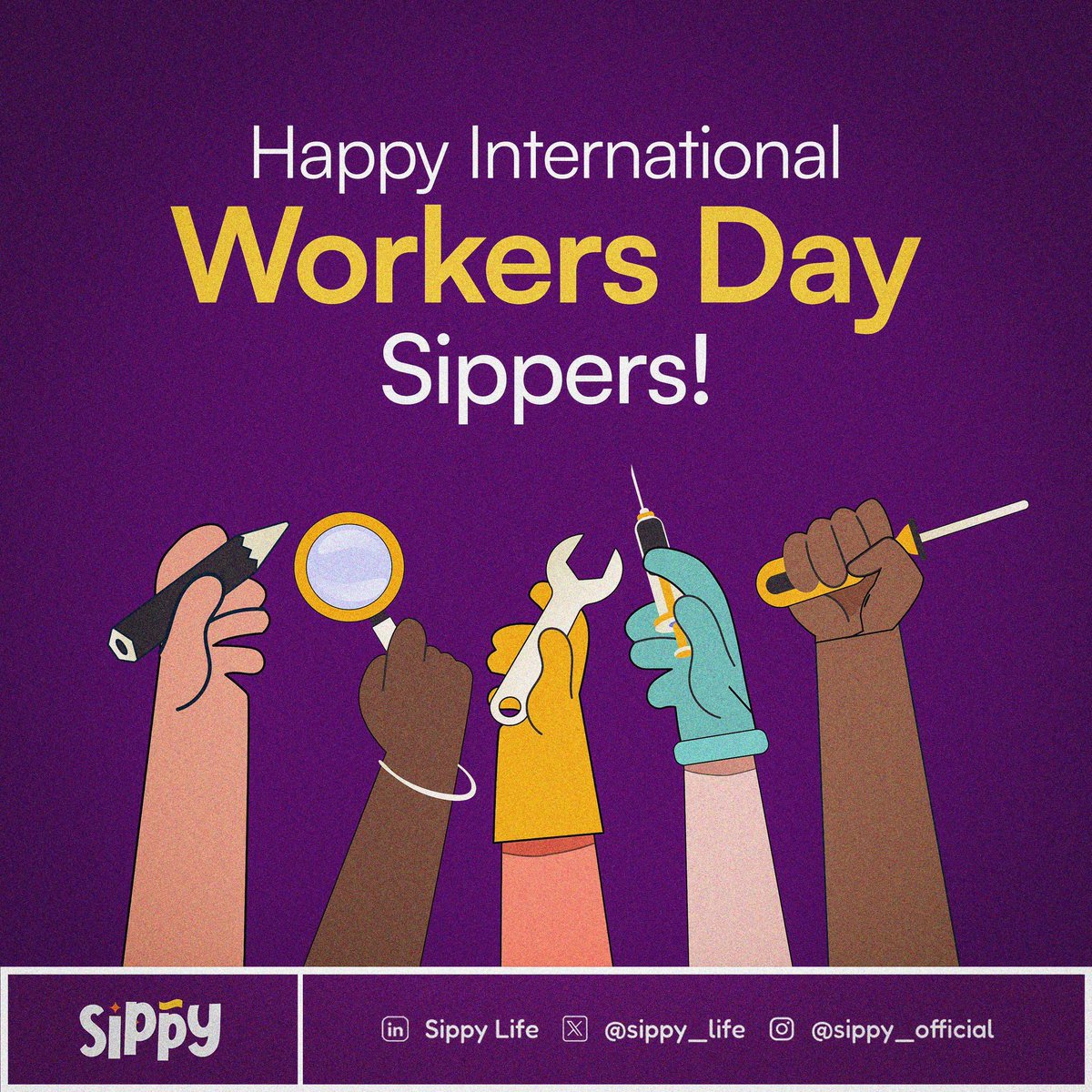 Sippy_Life's tweet photo. Happy Workers’ Day.

Today we celebrate every hardworking soul out there, you’ve earned it. Sit back, relax, and let Sippy bring your favorite drinks to you. You deserve it. https://t.co/BjIHUwqKsF