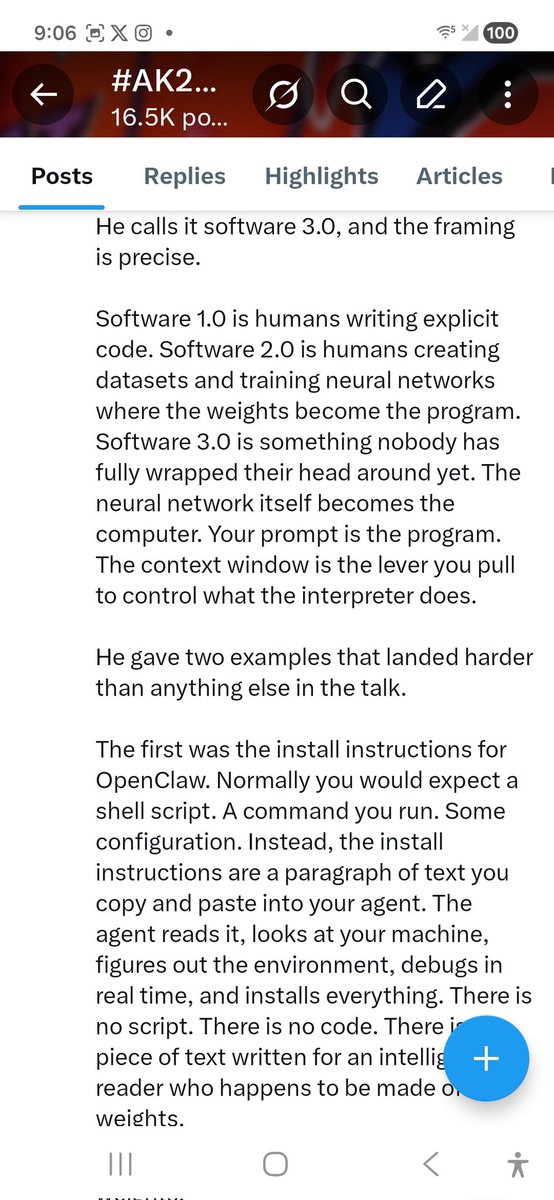AK2Pac's tweet photo. #MustWatch #AI #AgenticFirst #AgentFirst talk software 3.0 from #VibeCoding to #CompoundEngineering software 2.0 to #AgenticEngineering software 3.0 by @karpathy coiner of #VibeCoding c Video post by 38 min ago follow him @Itesham2005 https://t.co/rvPeKJLhaK https://t.co/5yExOrbVjY