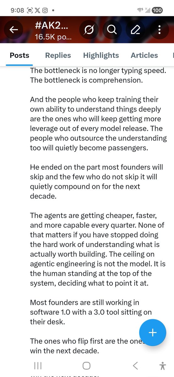 AK2Pac's tweet photo. #MustWatch #AI #AgenticFirst #AgentFirst talk software 3.0 from #VibeCoding to #CompoundEngineering software 2.0 to #AgenticEngineering software 3.0 by @karpathy coiner of #VibeCoding c Video post by 38 min ago follow him @Itesham2005 https://t.co/rvPeKJLhaK https://t.co/5yExOrbVjY