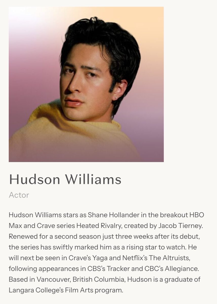 Hudson Williams Updates tweet media