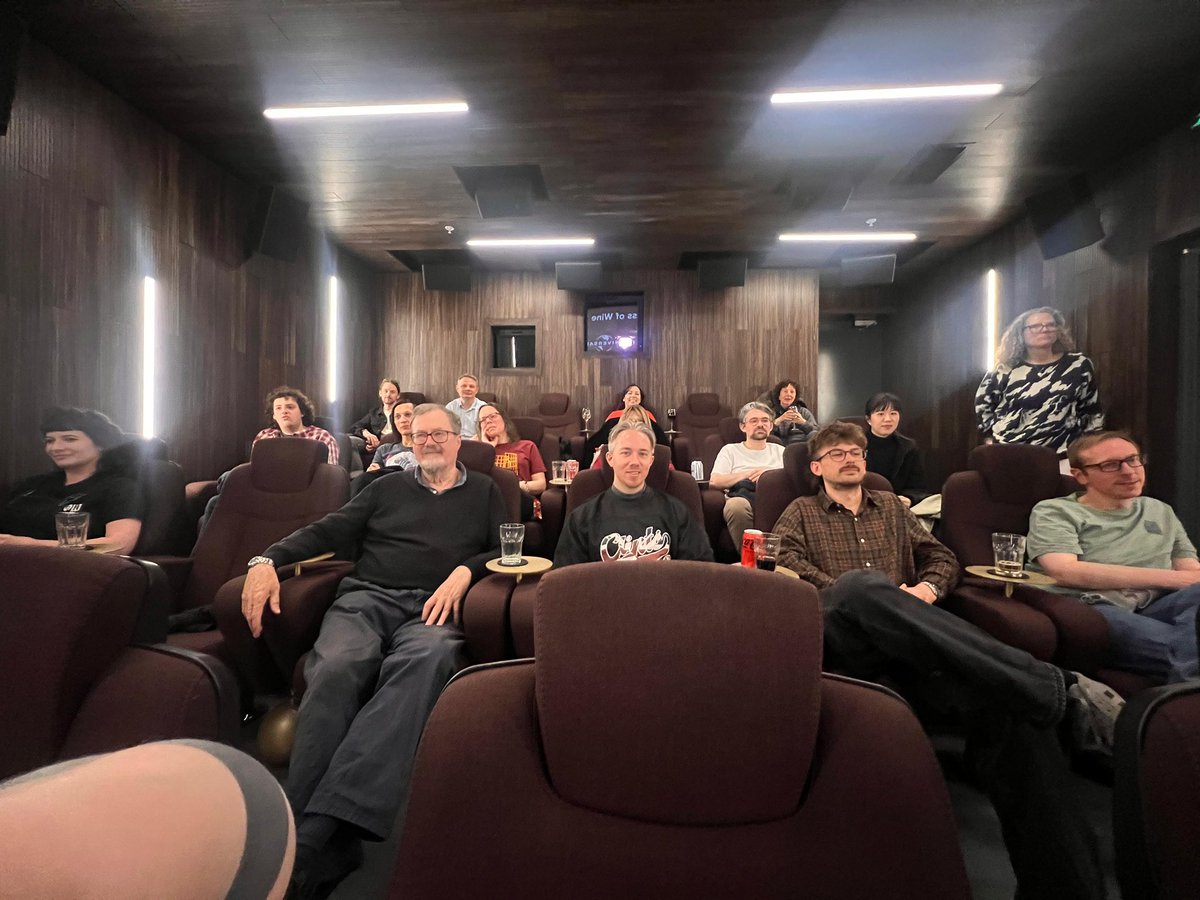 BFEditors's tweet photo. 🍷 Thank you to everyone who came along to last nights Universal Glass of Wine in collaboration with our friends at Universal Production Music.

Members were treated to a screening of Pretty Lethal followed by a Q&amp;A with editor Richard Smither BFE and host Andy Morrison BFE. https://t.co/UEIeopjgBI
