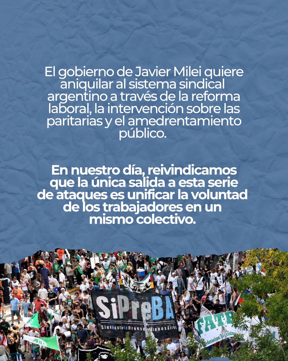 Trabajadores de El Destape tweet media