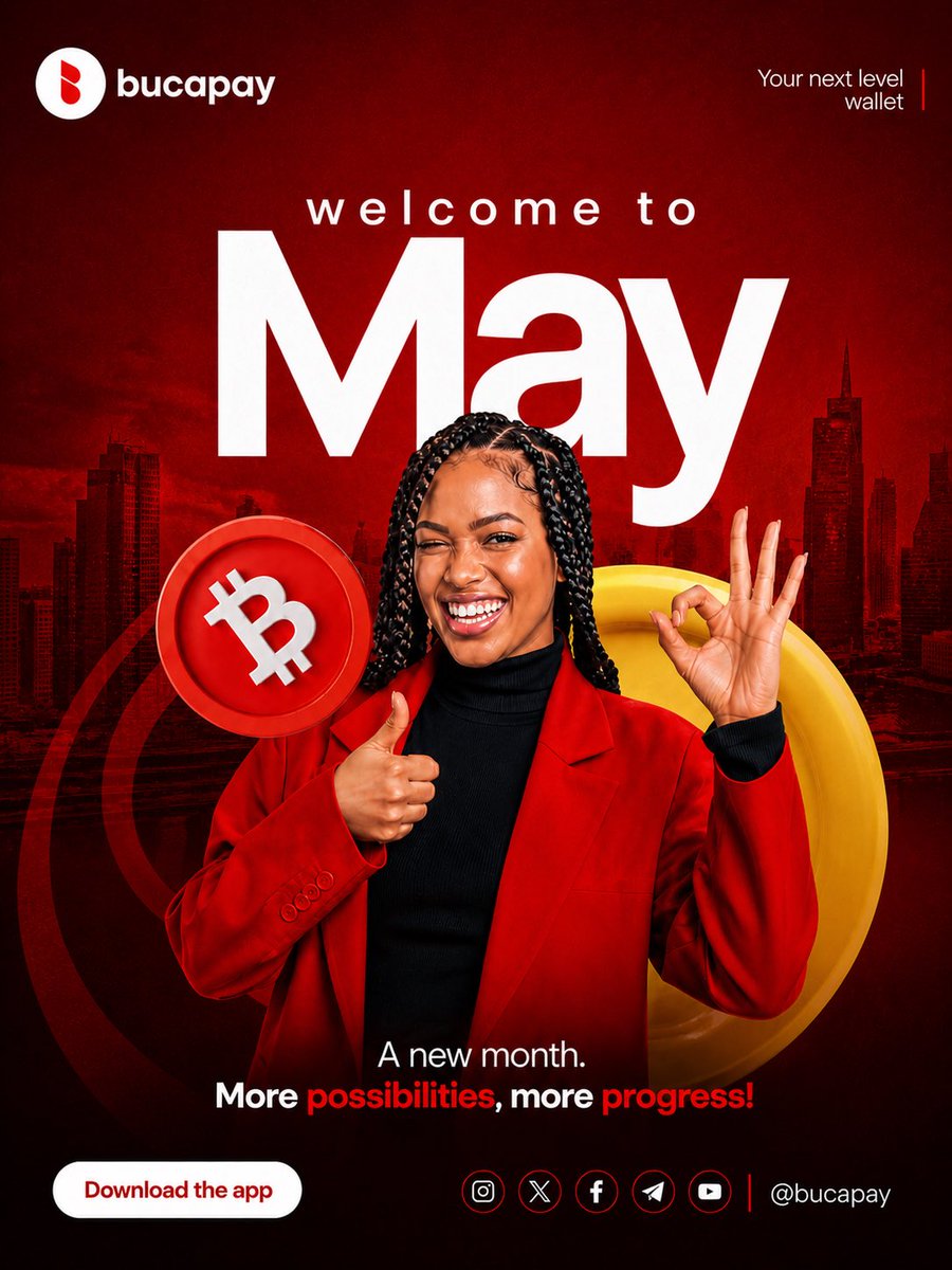 Bucapay's tweet photo. New month. Same goals. Better execution.

Welcome to May. https://t.co/BPWYZUzoBj
