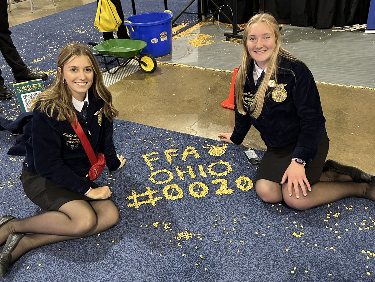 1ChoiceEnergy's tweet image. Day 2. 🏆 Final chance to claim your spot on the wheelbarrow corn racing leaderboard and take home the 2026 champion banner.

🎯 Join #HeritageCooperative hands-on workshop today at 1pm.

#FFAConvention #CareerReadiness #StateConvention #FutureLeaders #ProudSponsor