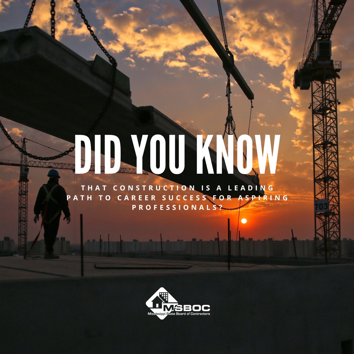 _MSBOC's tweet photo. With endless possibilities, now is a perfect time to start a career in construction. Learn more about the steps to take here: https://t.co/aCjPNHApSR https://t.co/tU9uKWvqqD