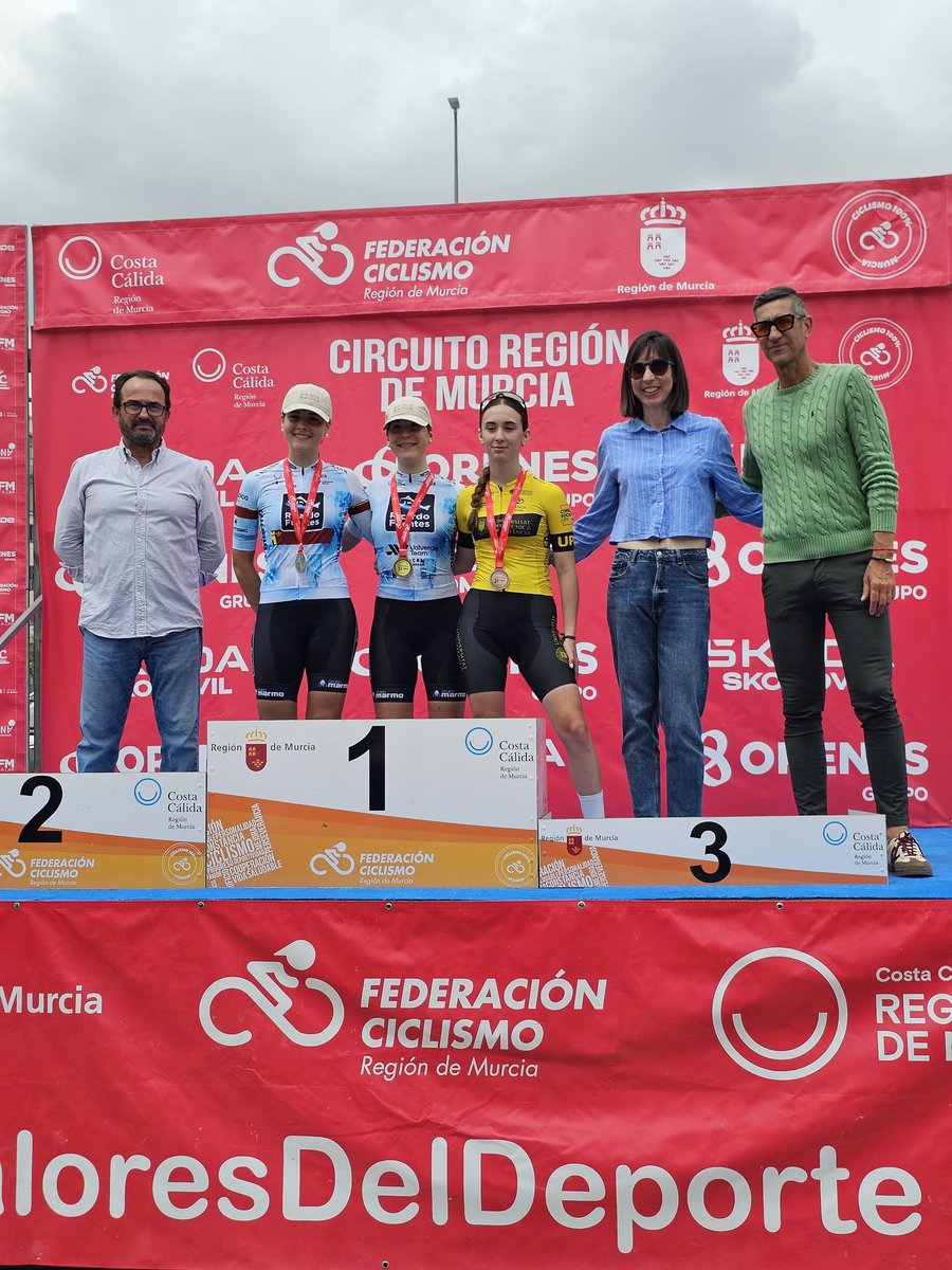 Valverde_Team's tweet photo. 🚴🏻‍♀️ Después de la competición, momento de celebrar en podio y junto al Suzuki S-Cross de @Suzuki_Murcia los magníficos resultados en el Critérium Ciudad de Murcia.

🔝 Una puesta a punto y una carrera muy explosiva perfecta para preparar el regreso a la Copa de España ☺️ https://t.co/gQNyJFyK5o
