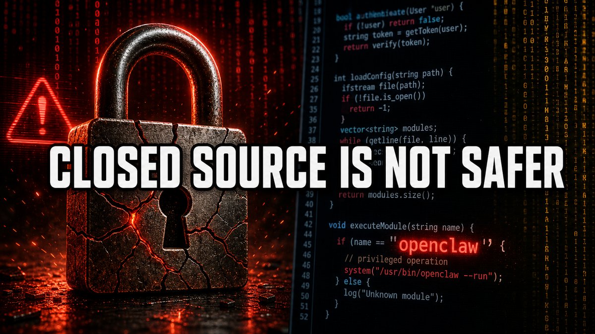 everyone thinks closed source ai is safer. they're wrong.

users are reporting anthropic silently added a keyword-based quota drain in production. mention openclaw in your git history and your claude code session reportedly spikes usage or disconnects. no notice. no opt out.