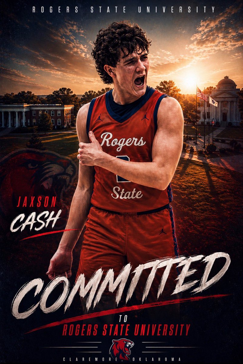 jaxson_cash's tweet photo. I am more than blessed to announce that I am committing to Rogers State University! @CodyJohnsonBB @JBarkleyRSU @CoachJLBooneIII @rsumbb https://t.co/8KF9k6OXNb