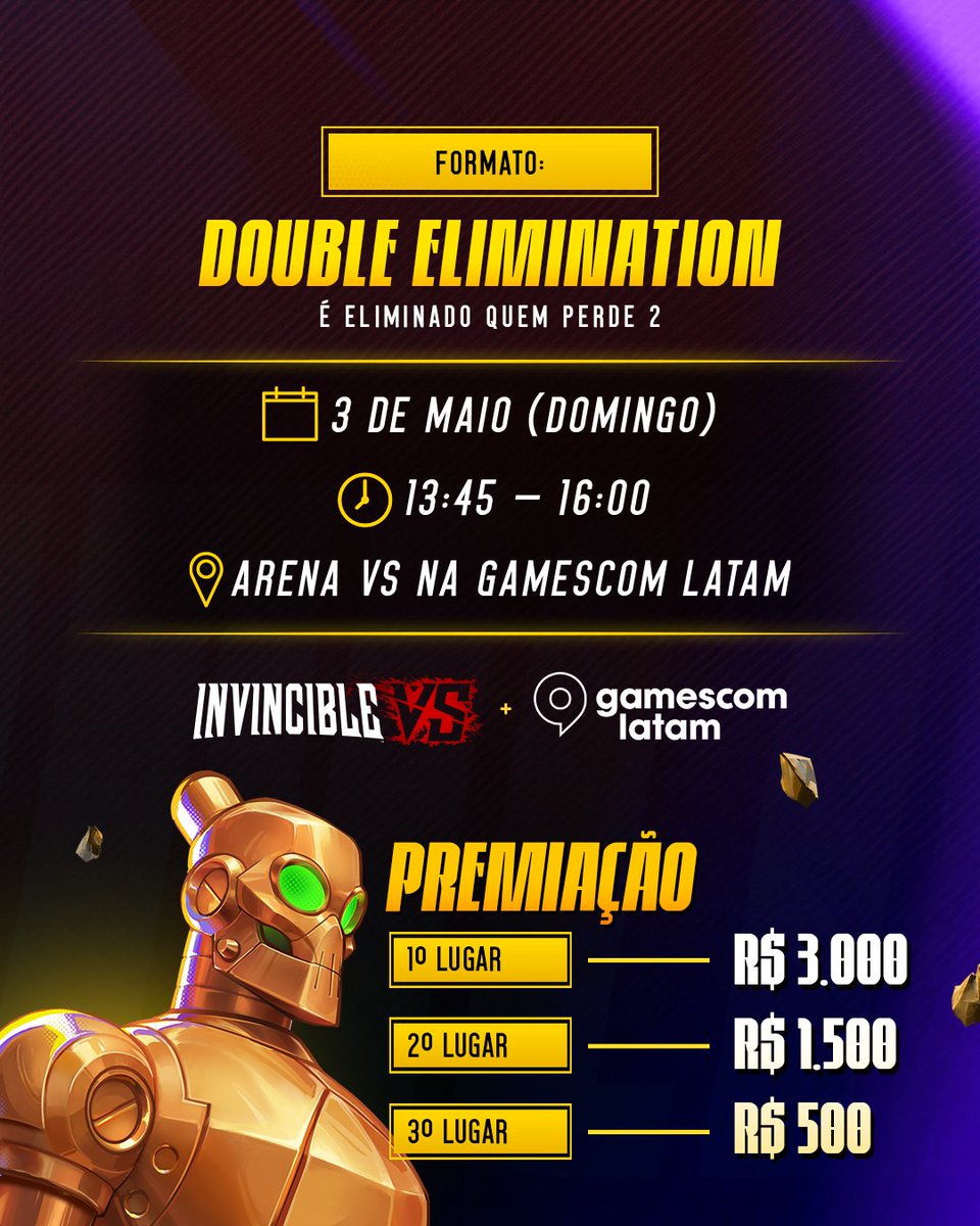 Invincible VS BR #REXPETAÇO tweet media