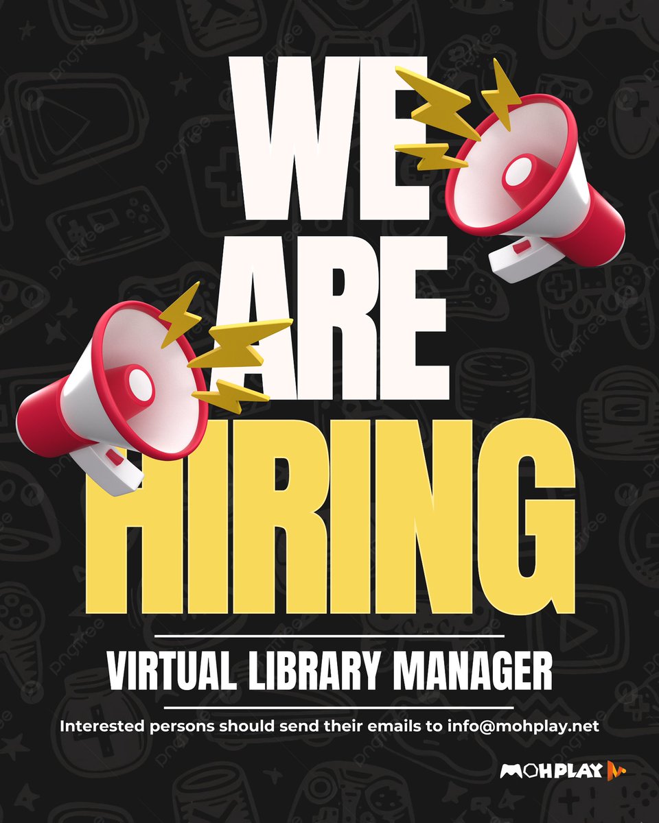 Job Vacancy !!! Repost n Share 
Kindly DM <a href="/mohplaylibrary/">MohPlay Library</a> ASAP
