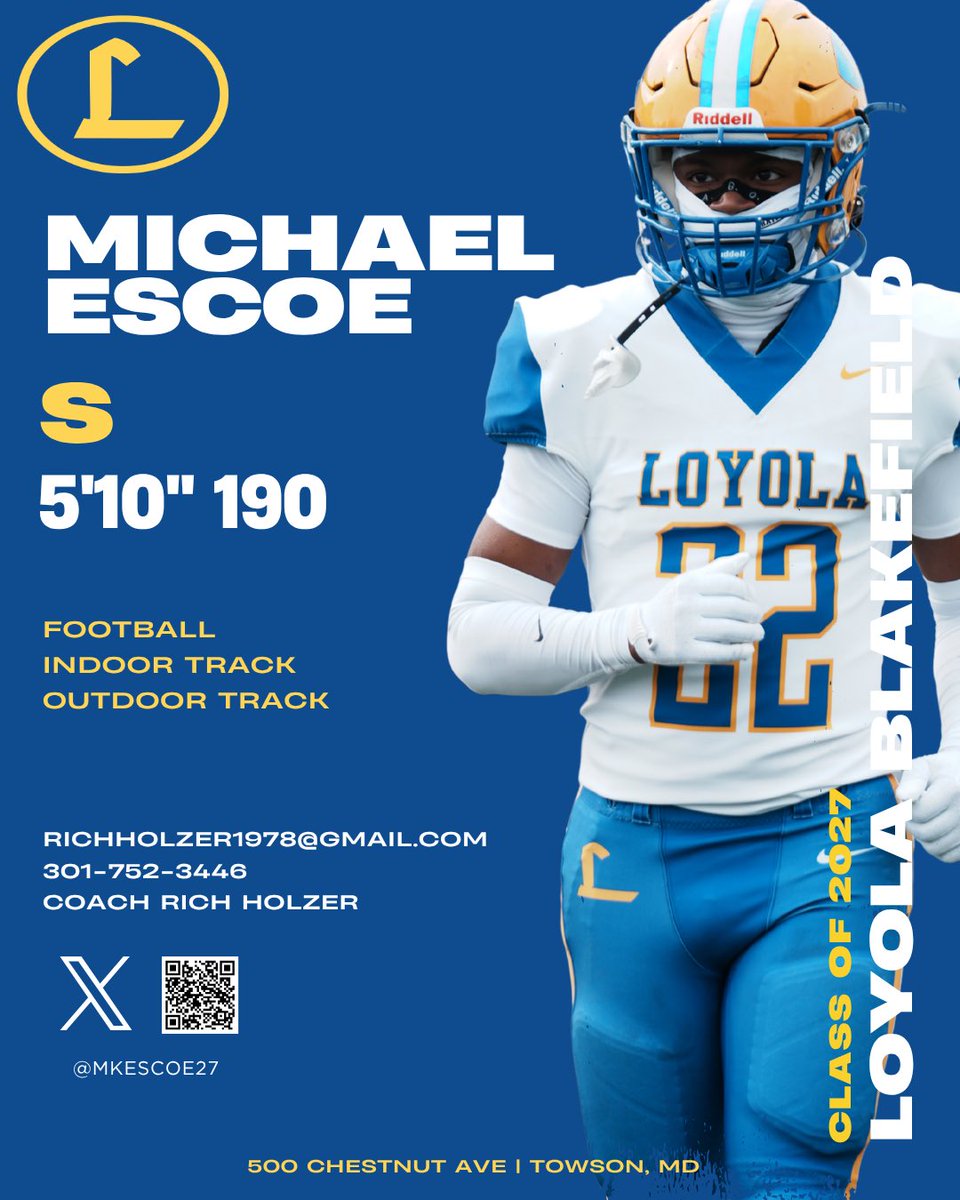 Loyola Blakefield Football tweet media