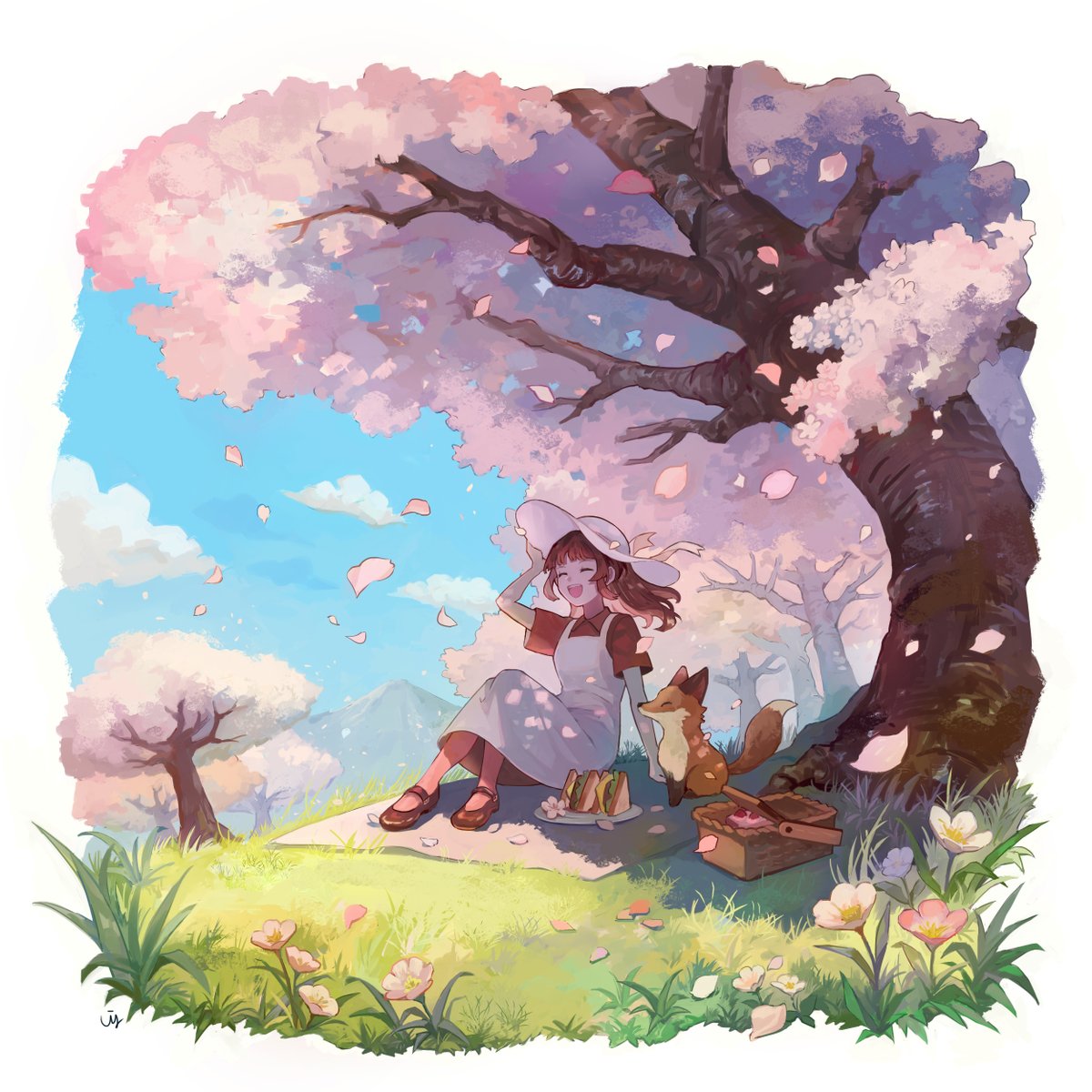 uilycatter's tweet photo. 春🌸（1/4）

#イラスト #illustration https://t.co/Oyuh87iWR9
